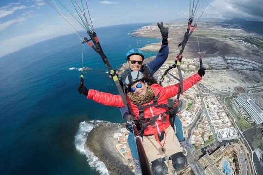 Tandem Paragliding Flight in South Tenerife