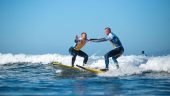Brilliant solo surf trip with beginner-friendly group lessons