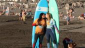 Surfing on de las Americas