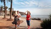 Salsa dancing 