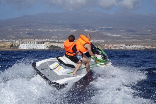 2 Person Jet Ski ride in Tenerife South with Pick up
